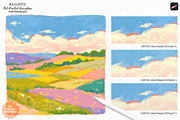 Oil Pastel Brushes Procreate, a Brush Add-On by Julia Dreams (Thumbnail 2 of 9)