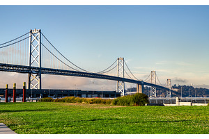 San Francisco-Oakland Bay Bridge, an Architecture Photo by Leonid Andronov