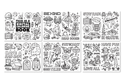 Skulls & Slices Coloring Book, an Outline Icon by Joshgeduld (Thumbnail 2 of 3)