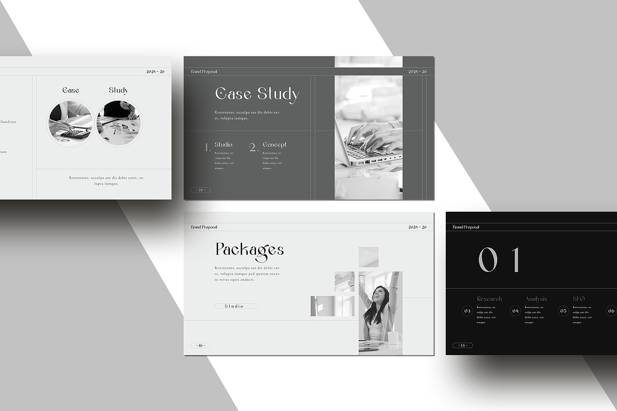 Brand Proposal Template, a Presentation Template by White Graphic (Photo 6 of 8)