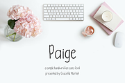 Paige | HANDWRITTEN FONT, a Sans Serif Font by Graceful Market (Thumbnail 11 of 11)