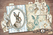 Rabbit Scrapbook Kit, an Animal Illustration by Secret Helper (Thumbnail 7 of 8)