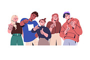 Happy people pointing at you set, a Person Illustration by Good Studio (Thumbnail 2 of 7)