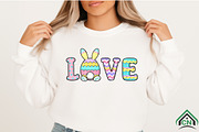 Cute Easter LOVE PNG, an Illustration by Craft Nest (Thumbnail 2 of 4)