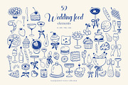 Whimsical Hand Drawn Set Wedding Day, an Object Illustration by ViktoriyaD (Thumbnail 5 of 17)