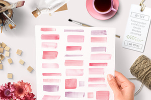 Watercolor Love Valentine Graphics