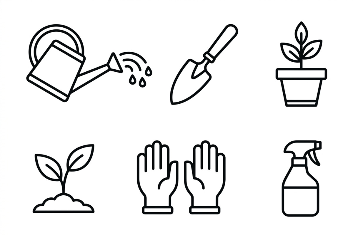 Bundles Set Flower Market Icons, an Outline Icon by adenpinkstore (Photo 9 of 12)