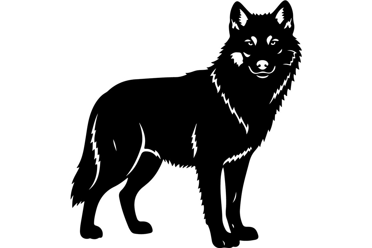 Wolf Silhouette Vector Bundle, an Animal Illustration by Designer_Momina (Photo 3 of 21)