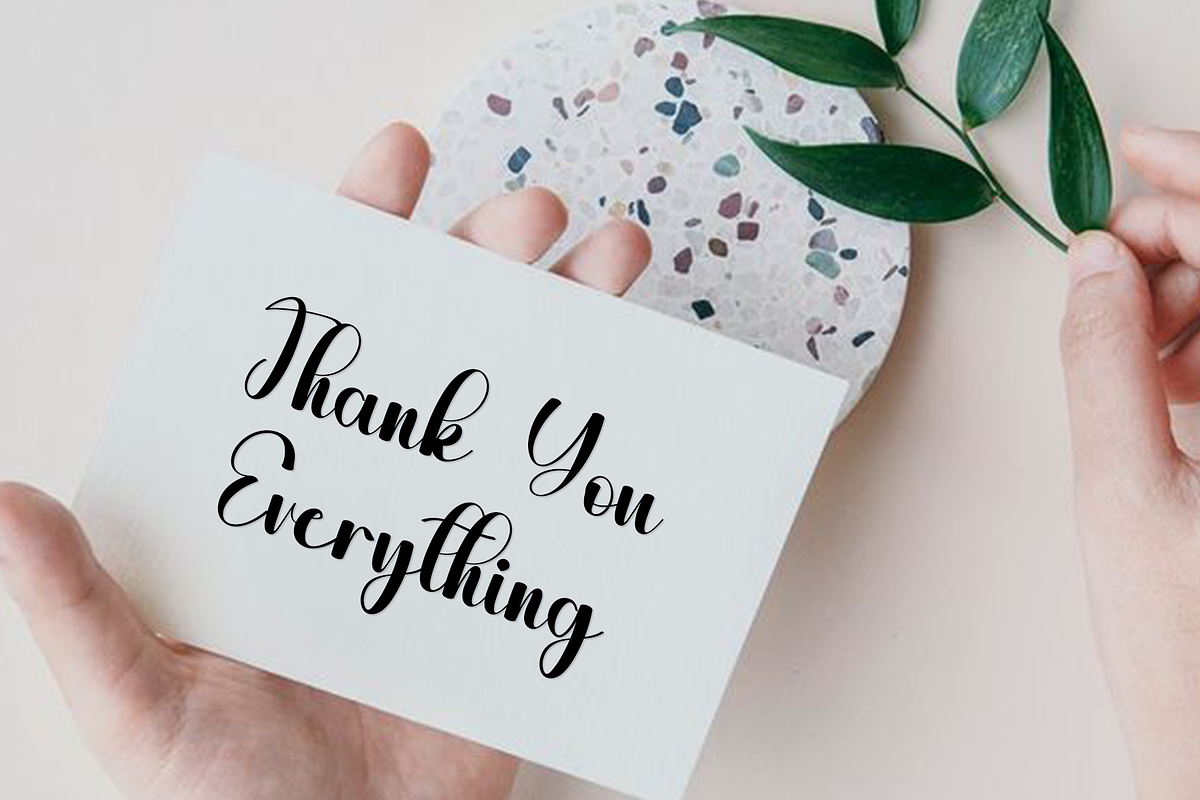 Blue Magnolia, a Handwritten Font by InermediaSTUDIO (Photo 6 of 8)