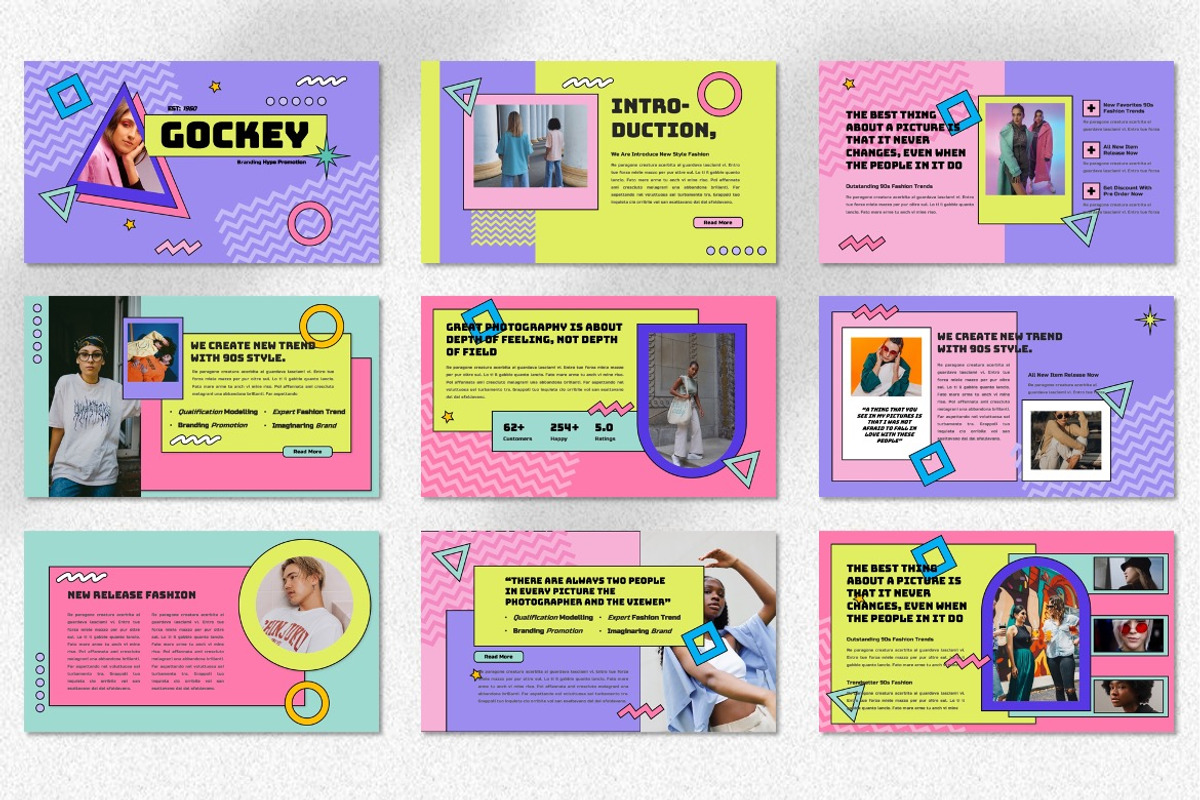 Gockey - 90s Trends Keynote, a Presentation Template by Dhabee (Photo 3 of 7)