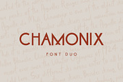 Chamonix Font Duo, a Sans Serif Font by Midnight Grim (Thumbnail 1 of 10)