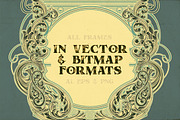 10 Frames Vol.8 - Victorian Ornament, a Background Graphic by Cruzine (Thumbnail 4 of 8)