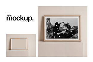 Frame Mockup #502, Beige Landscape, a Print Template by Kzara Visual Concepts