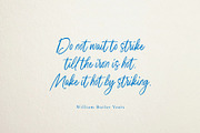 Kamilla Blue handwritten script, a Handwritten Font by Damarletter (Thumbnail 5 of 8)