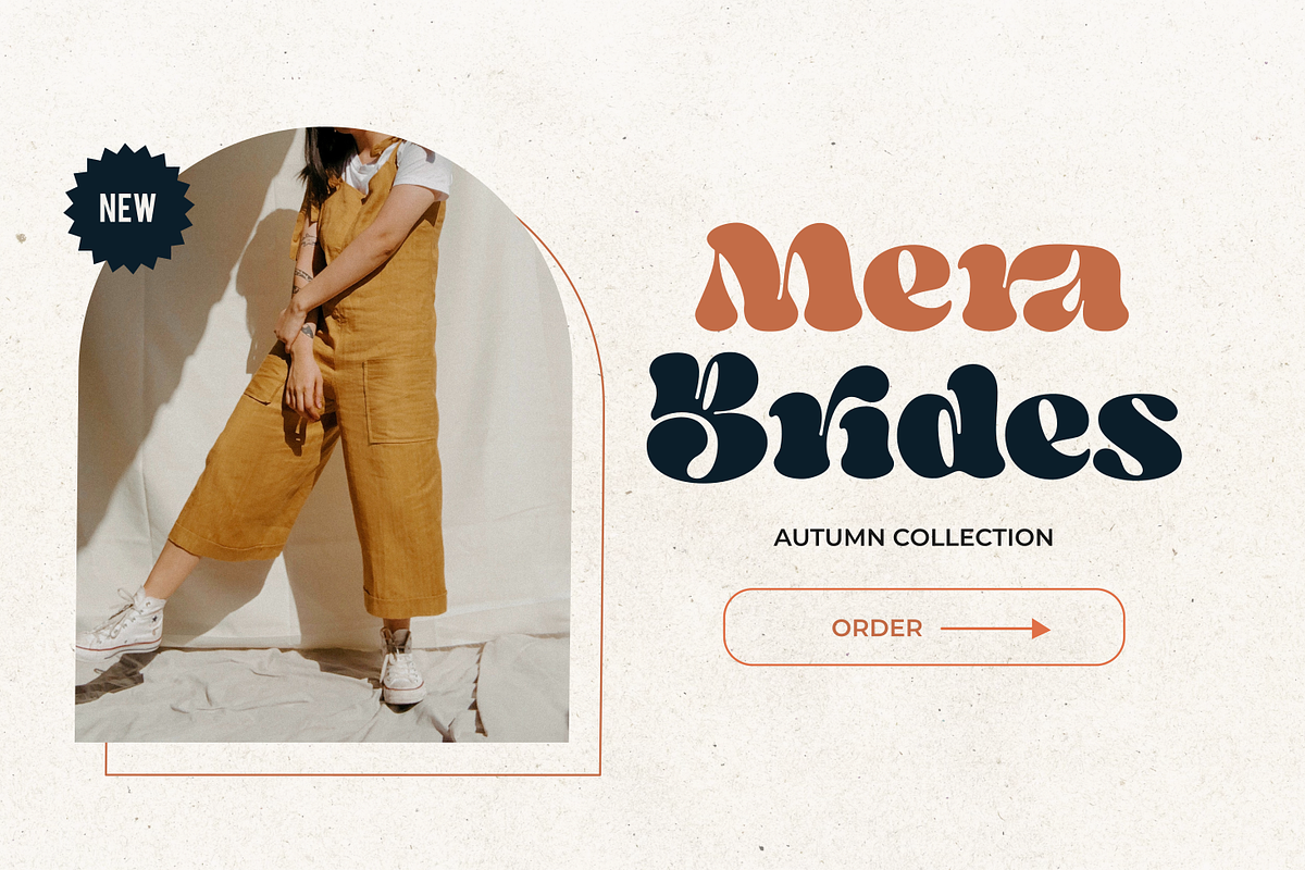 Metch Bright - A Retro Bold Font, a Serif Font by zeenesia (Photo 6 of 16)