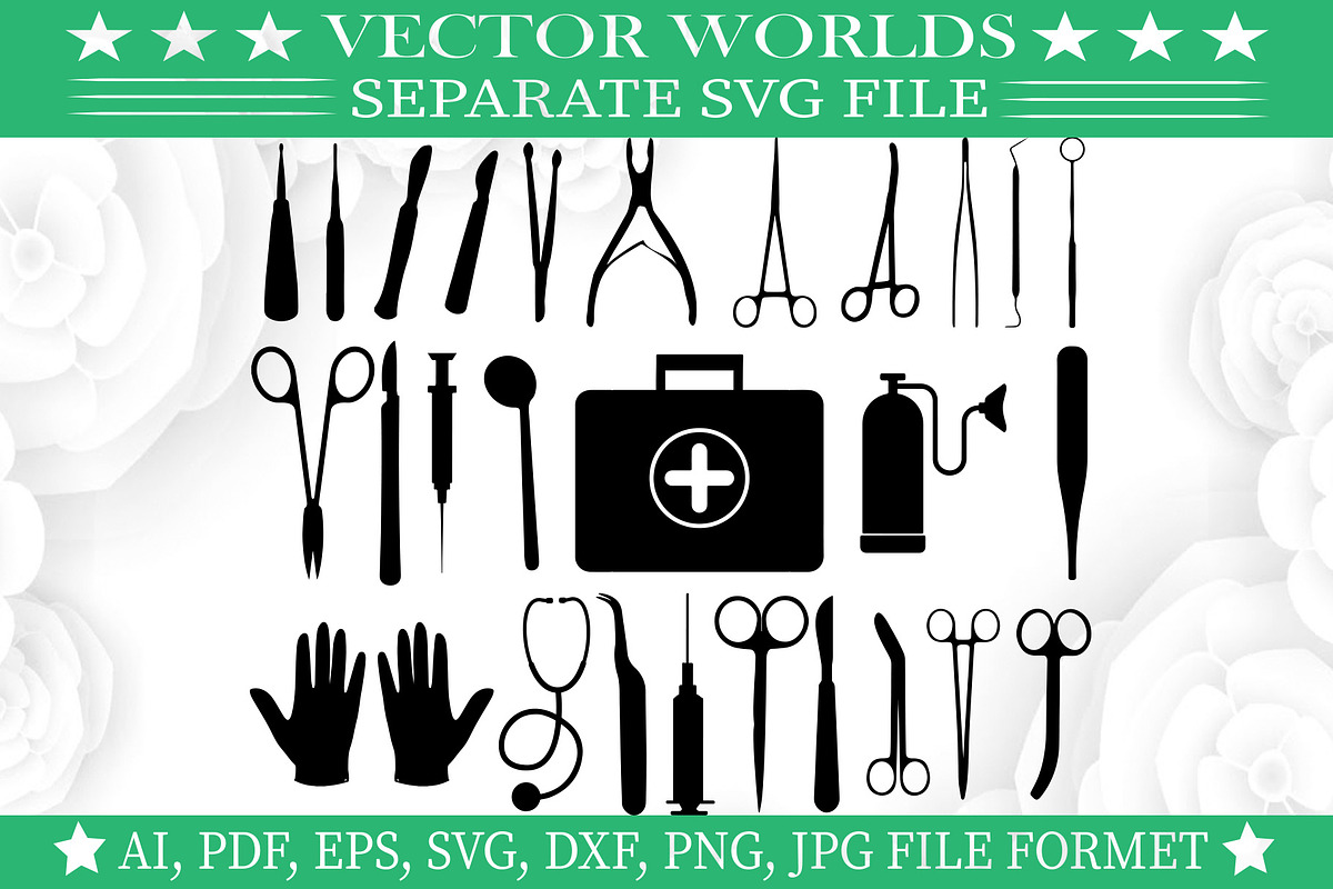 Medical equipment Svg, Medical Svg, an Object Graphic by VectorWorlds