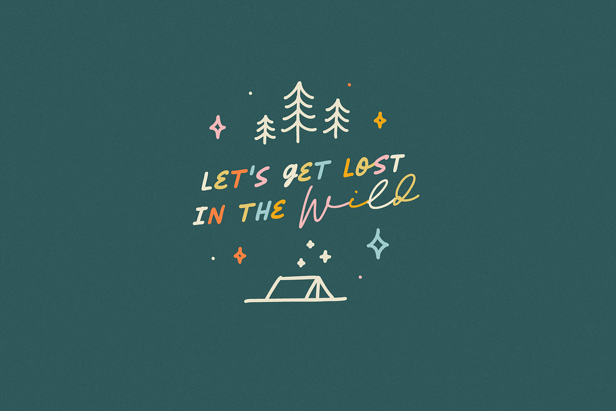 Mellow Morning Font Duo + Doodles, a Font by Sam Parrett (Photo 4 of 11)
