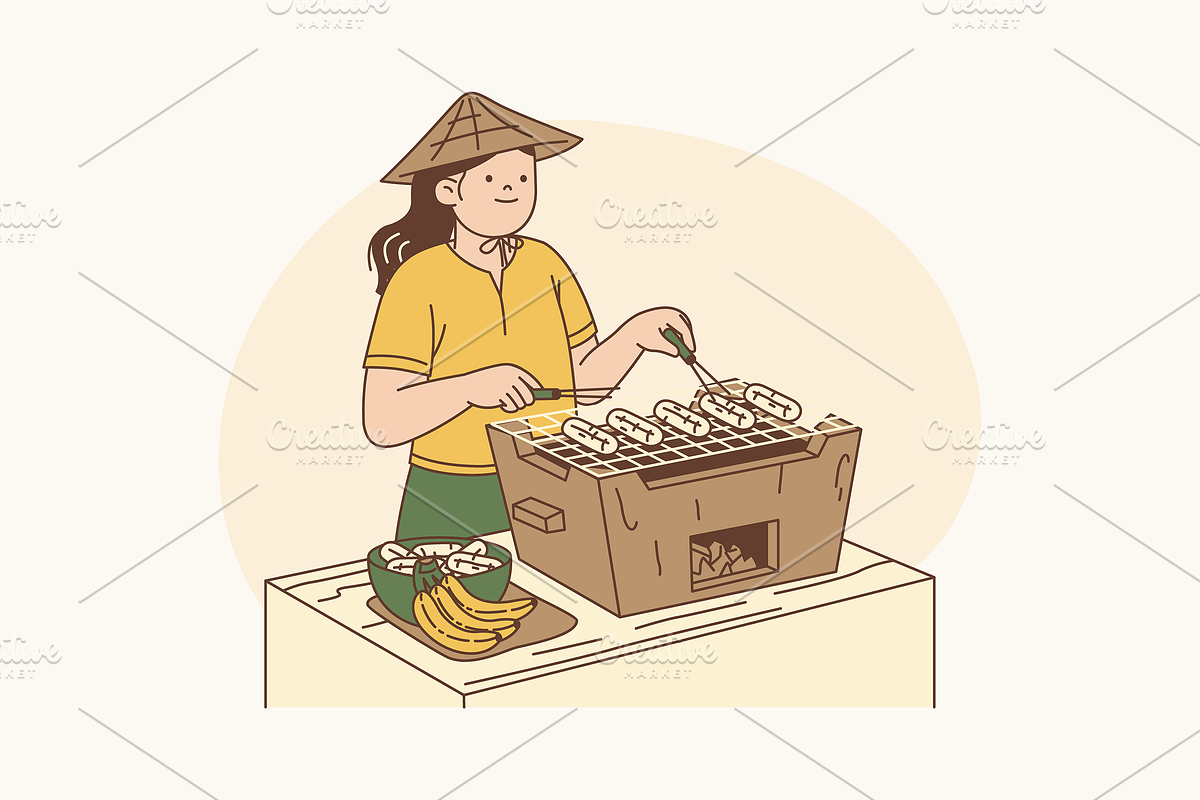 Banana Life Illustration, an Object Graphic by Jump Studio (Photo 7 of 12)
