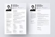 Minimal Resume Word, Photoshop, a Resume Template by Axpand (Thumbnail 1 of 7)
