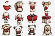 cute Valentine clipart, an Illustration by Designworld (Thumbnail 4 of 6)