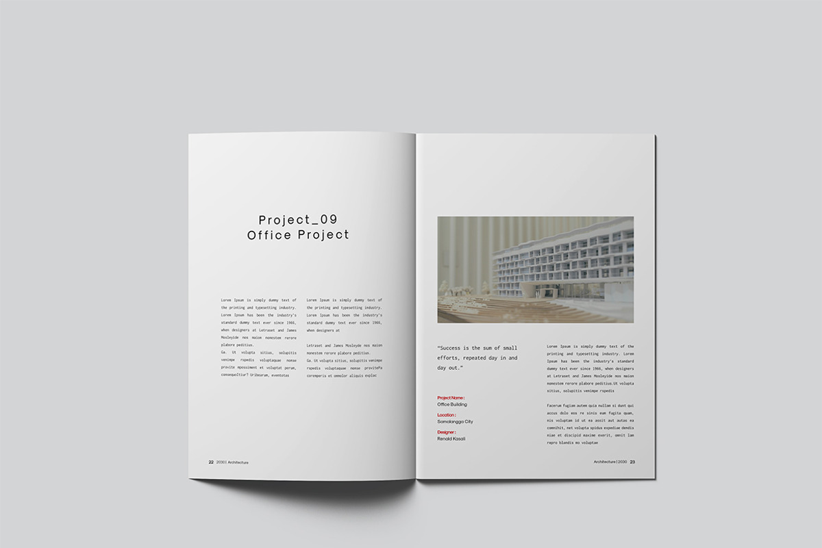 Architecture Portfolio Template, a Brochure Template by Alhaytar (Photo 12 of 12)