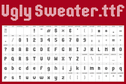 Ugly Sweater Font & Icon Set, a Symbol Font by Fontastic Ventures (Thumbnail 5 of 6)