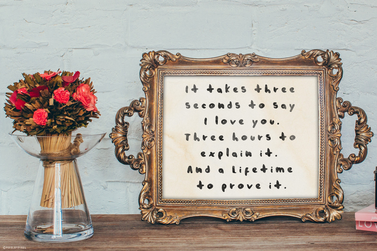 Poem Brush Font preview 5