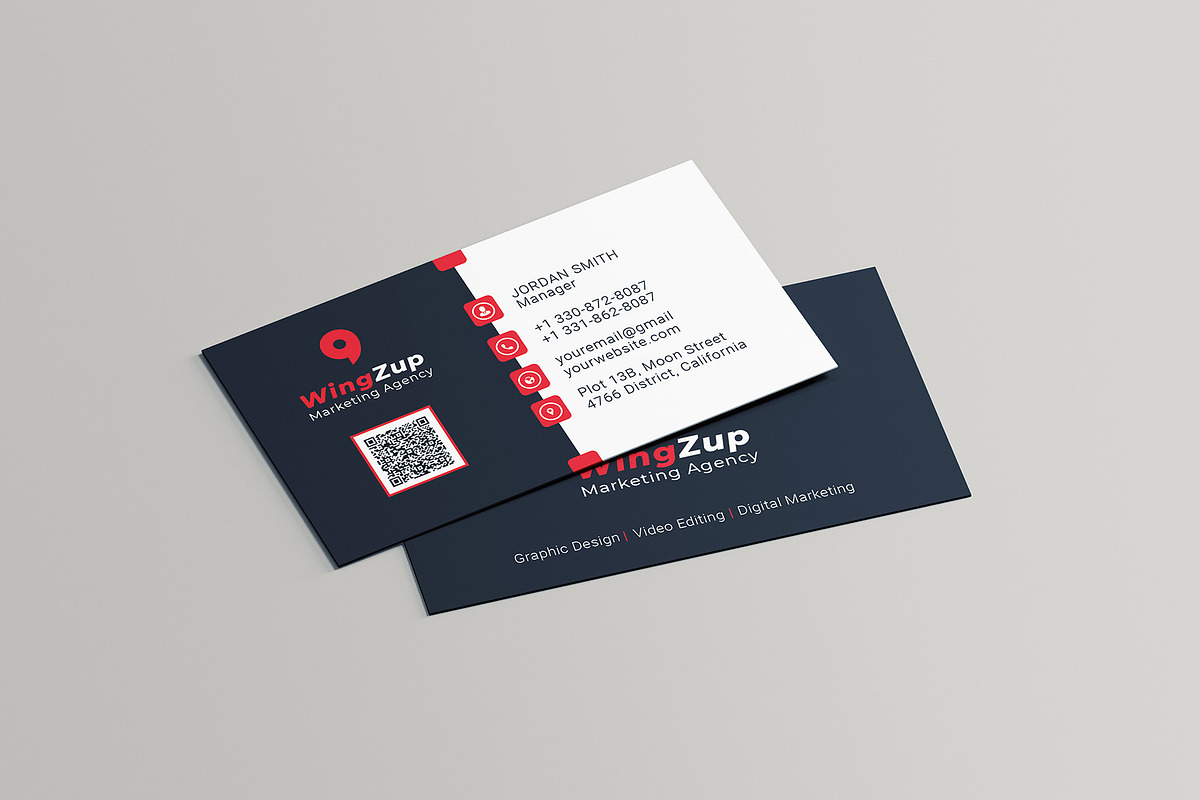 Yellow Business Card, a Business Card Template by Saman Osama (Photo 5 of 5)