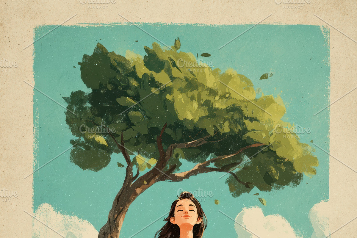 Motivational Focus on the Good, a Decorative Illustration by Virgo Studio