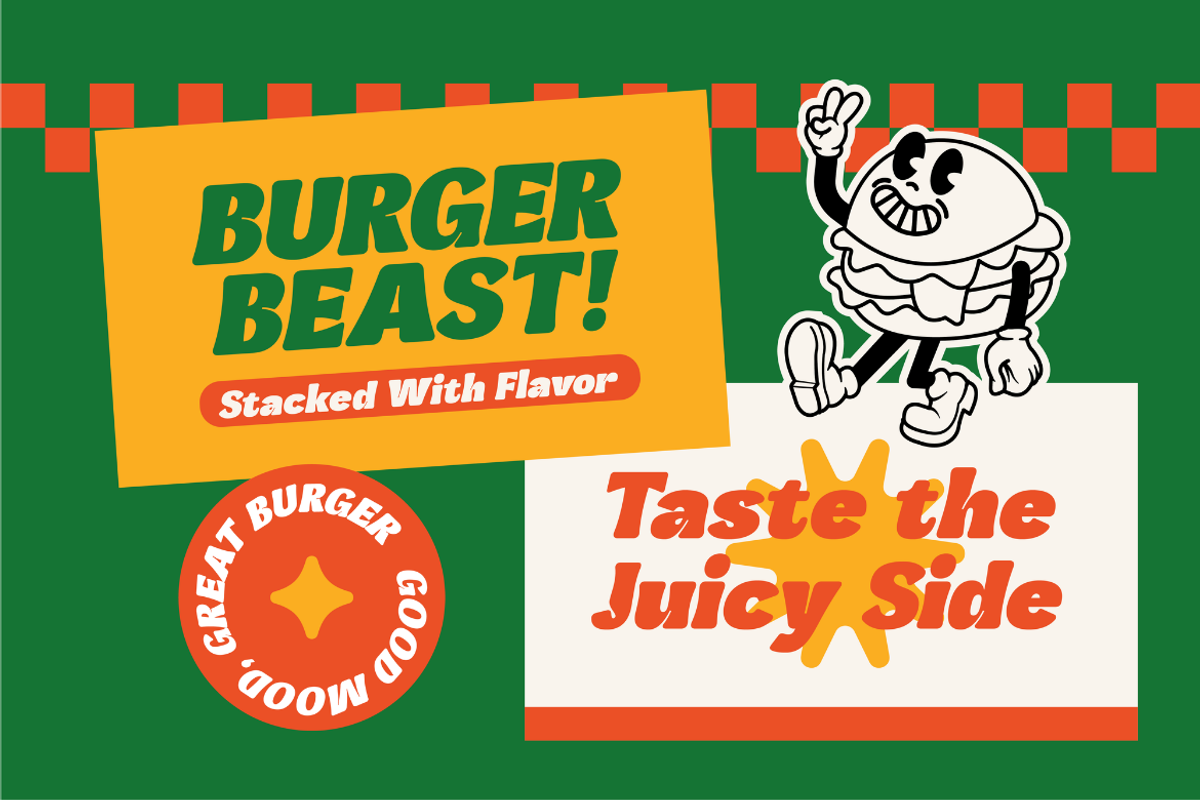 Munchy Italic, a Sans Serif Font by Brand_Hero (Photo 5 of 13)