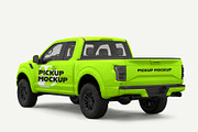 Pickup Truck & Delivery Van Mockup, an Advertising Mockup by graphypix (Thumbnail 8 of 15)