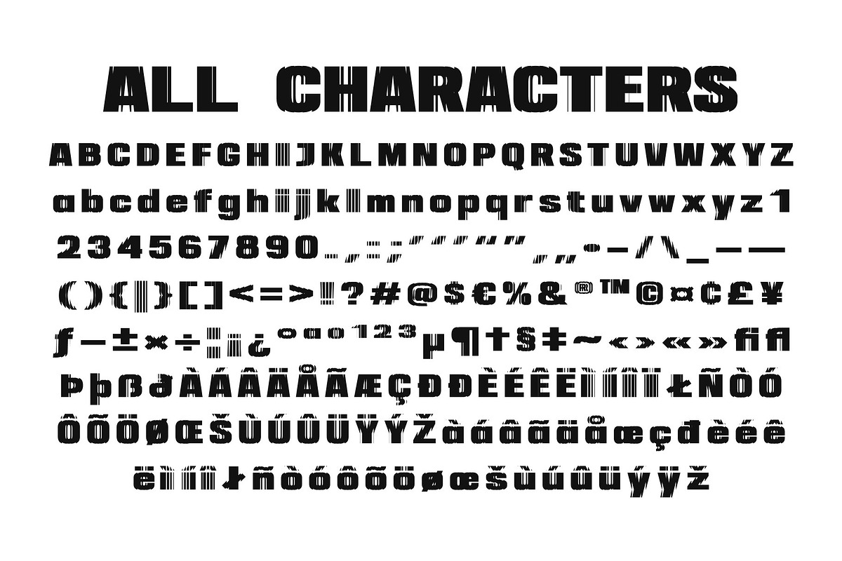 Arnel Refracted, a Sans Serif Font by Craft Supply Co. (Photo 8 of 8)