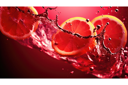 cocktail red soda drink cranberry ai, a Food & Drink Photo by pikepicture