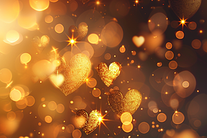 Elegant Bokeh Hearts