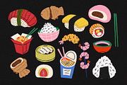 Asian food clipart, a Food Illustration by Luamor (Thumbnail 2 of 9)