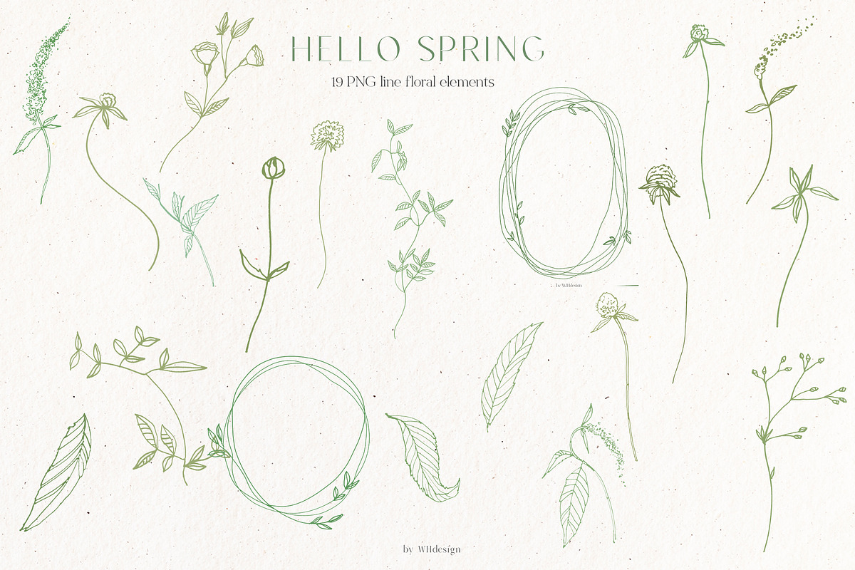 Hello Spring Watercolor ClipArt, an Animal Illustration by whiteheartdesign (Photo 8 of 24)