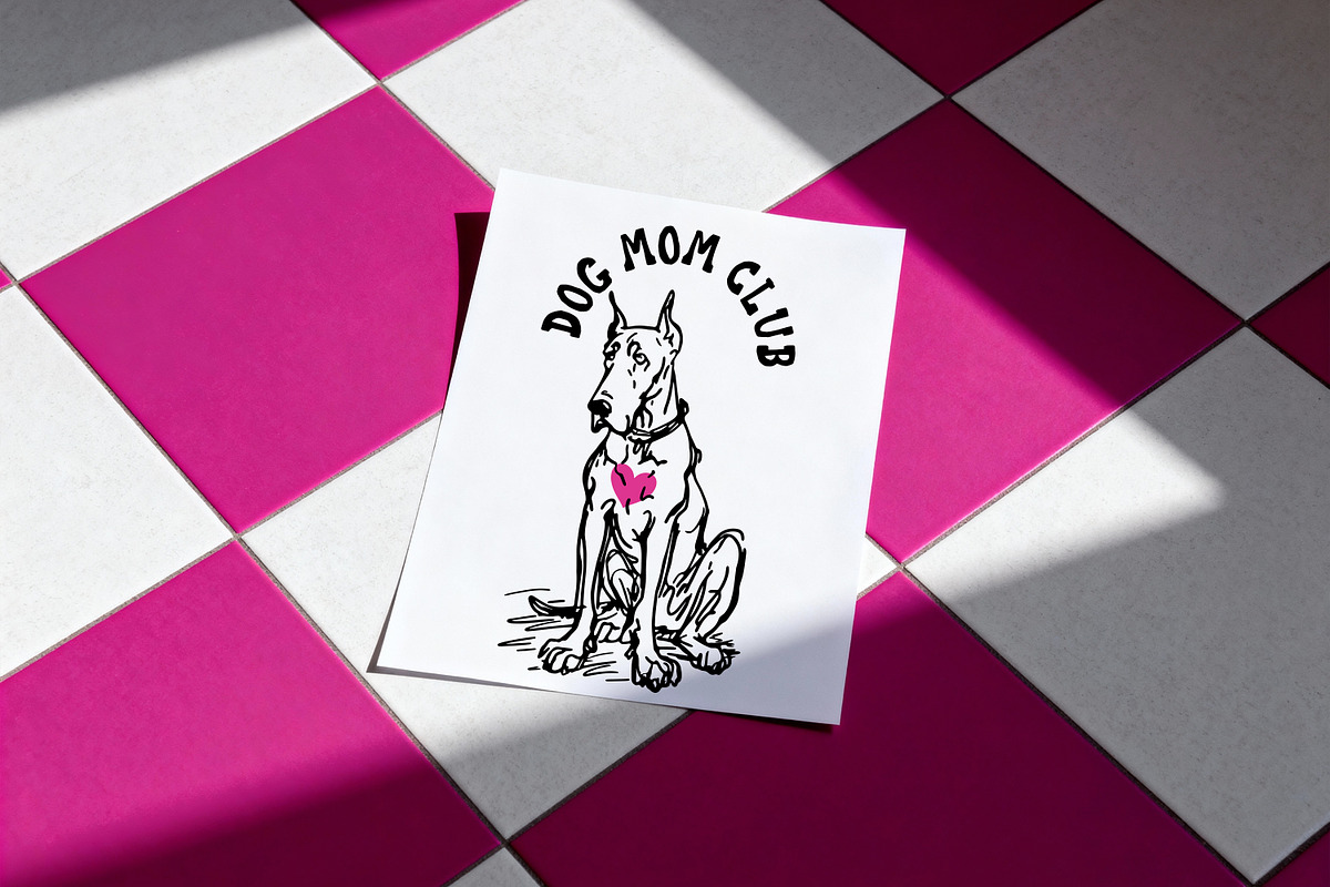 Great Dane SVG Illustration Set, an Animal Illustration by Heather Green Designs (Photo 3 of 7)