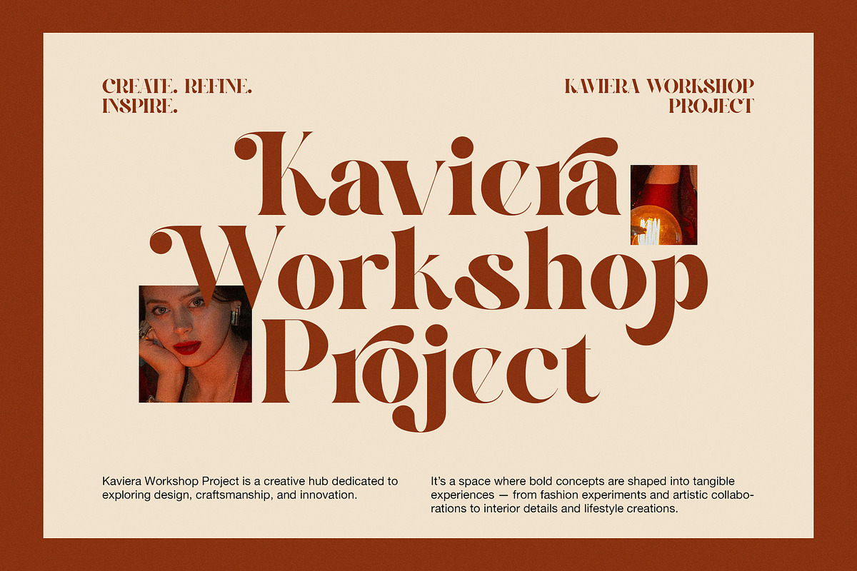 Bufing Elegant Vintage Serif Font, a Serif Font by Graphicxell (Photo 4 of 9)