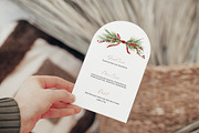 Watercolor flower-Classic Christmas, an Illustration by Beigetime (Thumbnail 2 of 9)