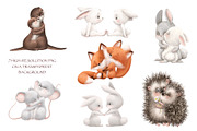 Valentine's day Clipart. Animals., an Animal Illustration by sheincar (Thumbnail 2 of 7)