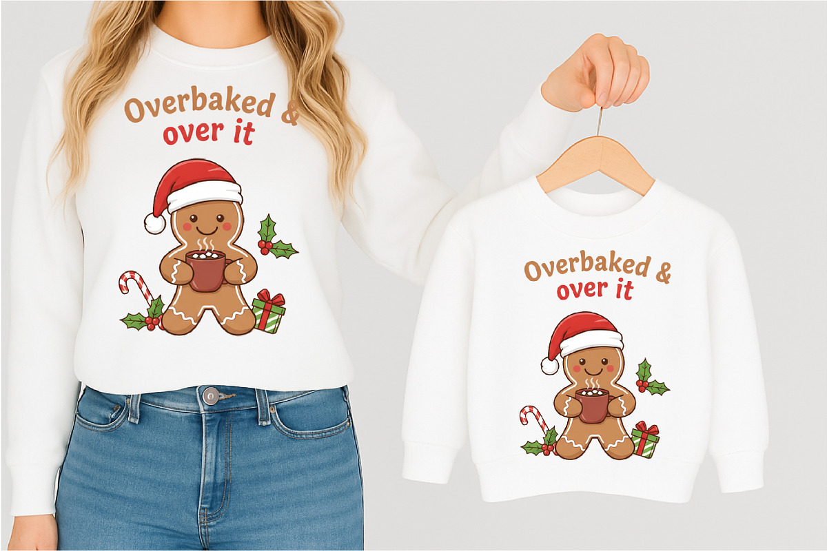 Overbaked & over It PNG,Gingerbread, an Illustration by Designking (Photo 4 of 5)