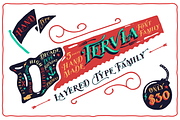 Tervia Font Family, a Font by Alternate Studio (Thumbnail 1 of 5)