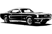 Classic Muscle Car SVG Bundle, an Object Graphic by Creativeshirt (Thumbnail 7 of 13)