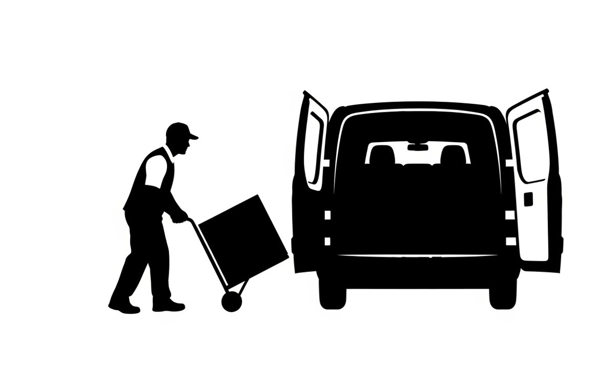 Delivery Driver Silhouette Pack, an Illustration by Amazin_art (Photo 9 of 26)