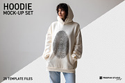 Hoodie Mock-Up Set, a Hoody Mockup by Freeman Studio (Thumbnail 1 of 16)