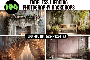 Timeless Wedding Photo backdrops