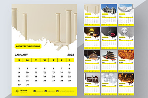 Digital Calendar Design Template