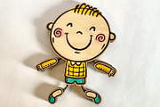 Movable Doll SVG for Laser Cutting, an Object Graphic by Bubert Art (Thumbnail 8 of 8)