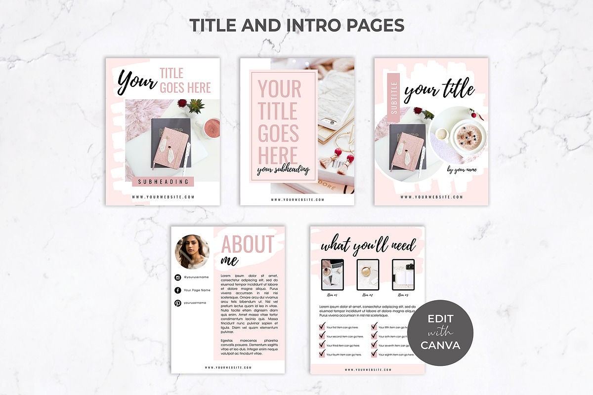 eCourse Workbook & Ebook for Canva, a Magazine Template by Thirty One Palms Studio (Photo 10 of 10)