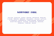 Andre's Diner Display Font, a Sans Serif Font by Vintage Type Company (Thumbnail 7 of 9)